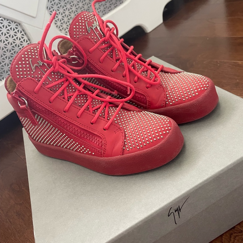 Giuseppe Zanotti Design Studded Sneakers - Size 37